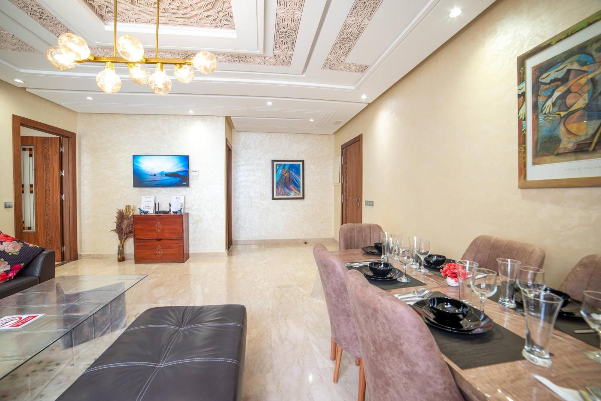 Luxury Seafront Apartment 101Sqm With Wi-Fi And Parking 阿加迪尔 外观 照片